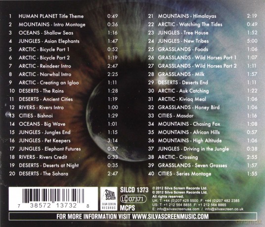 Human Planet Orginal TV soundtrack (Nitin Sawhney) [CD]