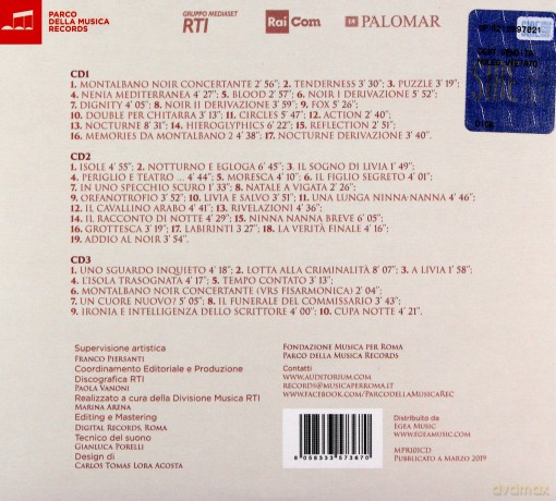 Il Commissario Montalbano soundtrack (Franco Piersanti) [CD]