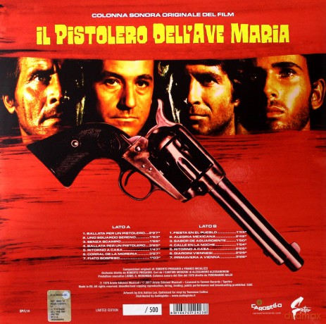 Il Pistolero Dell'Ave Maria soundtrack (Roberto Pregadio) [Winyl]