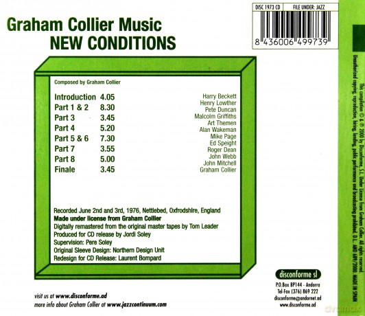 Graham Collier: New Conditions [CD]