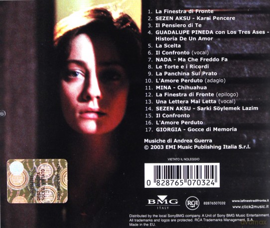 La Finestra Di Fronte soundtrack (Andrea Guerra) [CD]