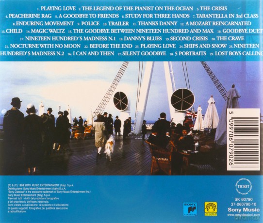 La Leggenda Del Pianista Sull'oceano soundtrack (Ennio Morricone) [CD]