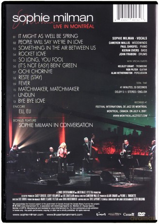 Sophie Milman: Live In Montreal [DVD]