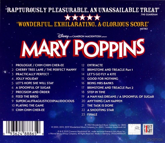 Mary Poppins soundtrack [CD]