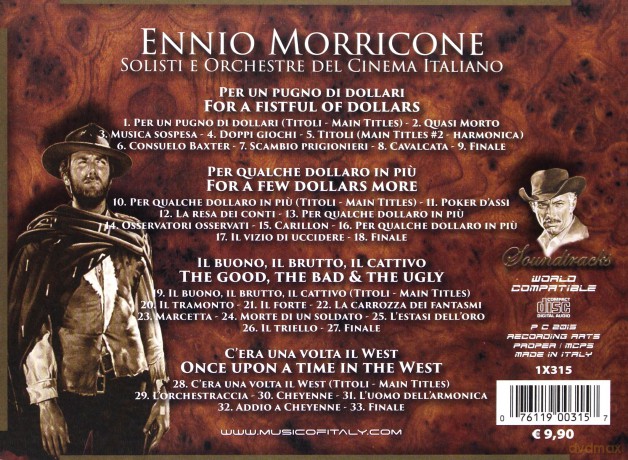 Morricone Ennio - Spaghetti Western - I Western All'Italiana soundtrack [CD]