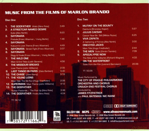 Music From the Film of Marlon Brando soundtrack [CD]