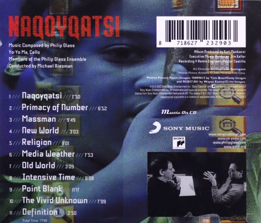 Naqoyqatsi (Import) soundtrack (Yo-Yo Ma Glass,Philip;) [CD]