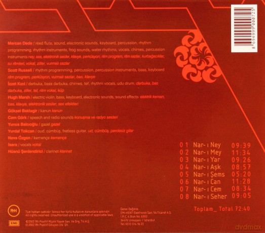 Mercan Dede Secred Tribe: Nar [CD]