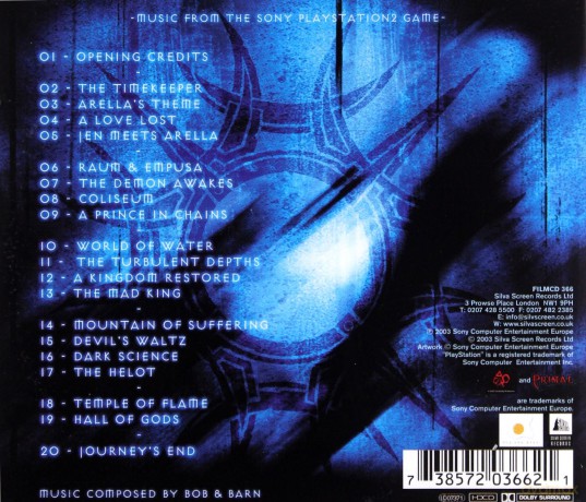 Primal: Original Video Game/conducted by Nic Raine soundtrack [CD]