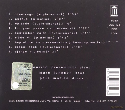 Enrico Pieranunzi, Marc Johnsson, Joey Baron: Untold Story [CD]
