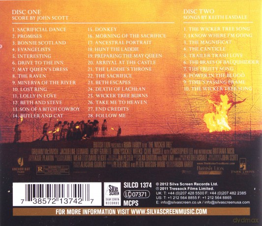 The Wicker Tree soundtrack [2CD]