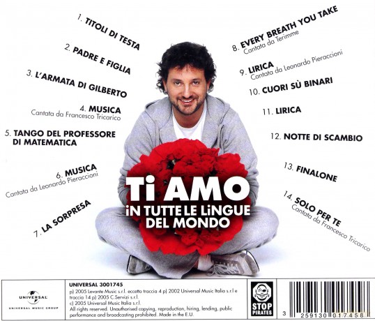Ti Amo In Tutte Le Lingue Del Mondo soundtrack [CD]