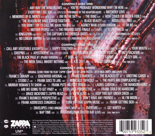 Zappa soundtrack (Frank Zappa) [3CD]