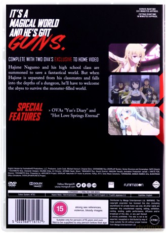 Arifureta: From Commonplace To World's Strongest: Season 1 [2DVD]