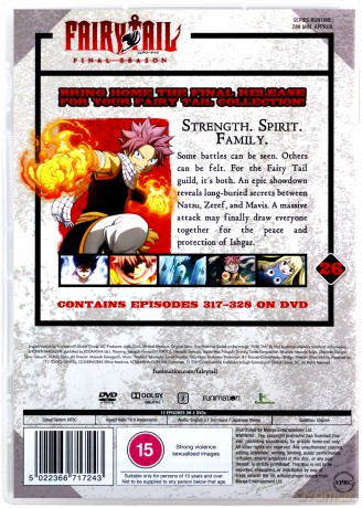 Fairy Tail Final Season - Part 26 (Episodes 317-328) [2DVD]