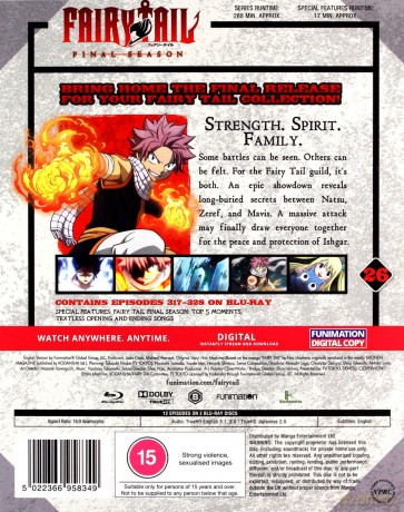 Fairy Tail Final Season - Part 26 (Episodes 317-328) [2xBlu-Ray]