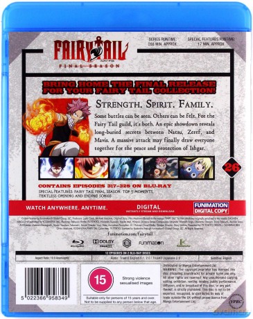 Fairy Tail Final Season - Part 26 (Episodes 317-328) [2xBlu-Ray]