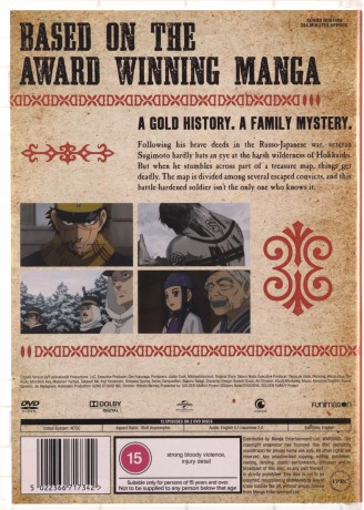 Golden Kamuy: Season 1 [2DVD]