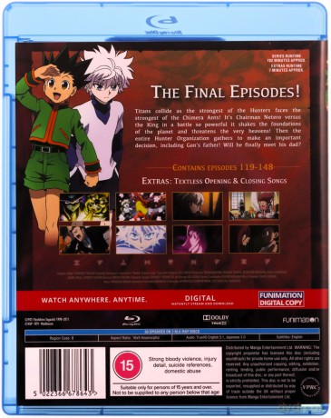 Hunter X Hunter Set 5 (Episodes 119-148) [3xBlu-Ray]