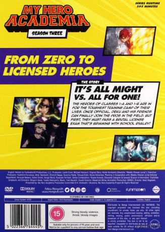 My Hero Academia: Complete Season 3 [4DVD]