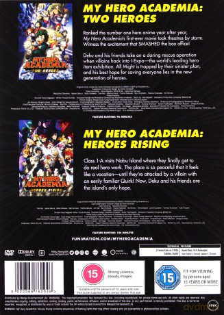 My Hero Academia: Movie Double Pack: Two Heroes & Heroes Rising [2DVD]