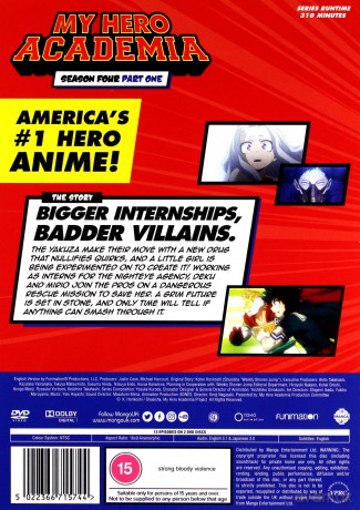 My Hero Academia: Season 4 Part 1 [2DVD]