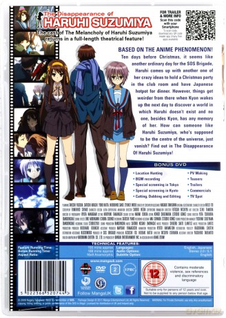The Disappearance Of Haruhi Suzumiya [2DVD]