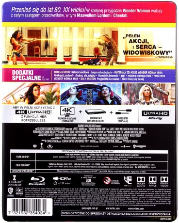 Wonder Woman 1984 (steelbook) [Blu-Ray 4K]+[Blu-Ray]