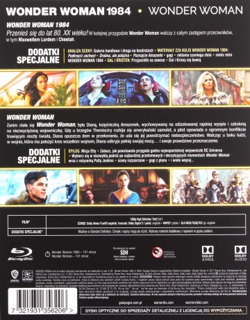 Wonder Woman Kolekcja 2 Filmów [2xBlu-Ray]