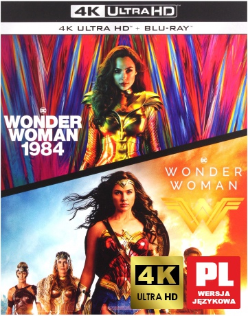 Wonder Woman Kolekcja 2 Filmów [2xBlu-Ray 4K]+[2xBlu-Ray]