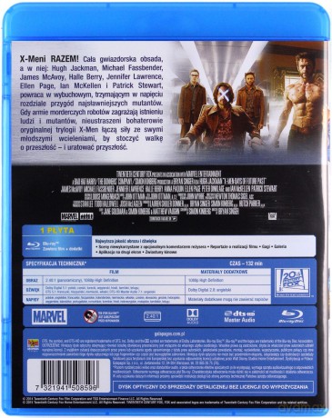 X-Men: Przeszłość, która nadejdzie [Blu-Ray]