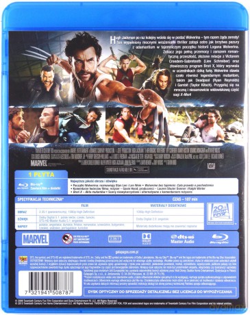 X-Men Geneza: Wolverine [Blu-Ray]
