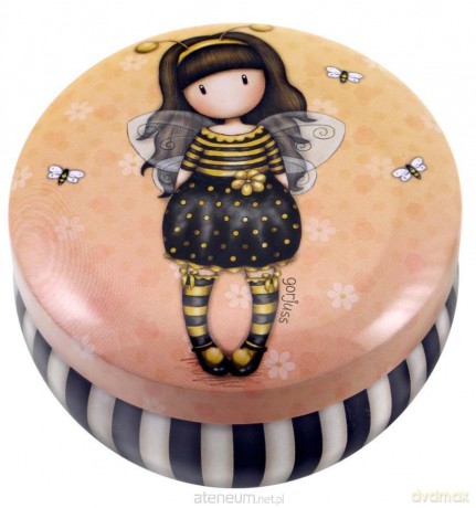 Blaszane pudełko na ozdoby - Bee Loved