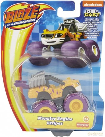 Blaze metalowy pojazd Monster Engine Stripes