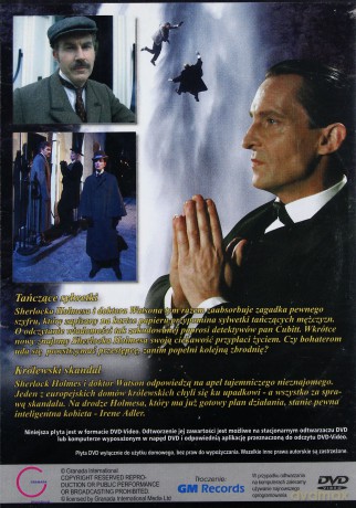 Sherlock Holmes 3: Tańczące sylwetki / Królewski skandal [DVD]
