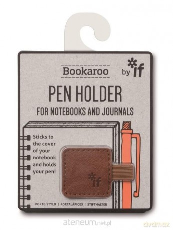 Bookaroo Pen Holder Uchwyt na długopis brązowy