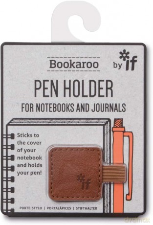 Bookaroo Pen Holder Uchwyt na długopis brązowy