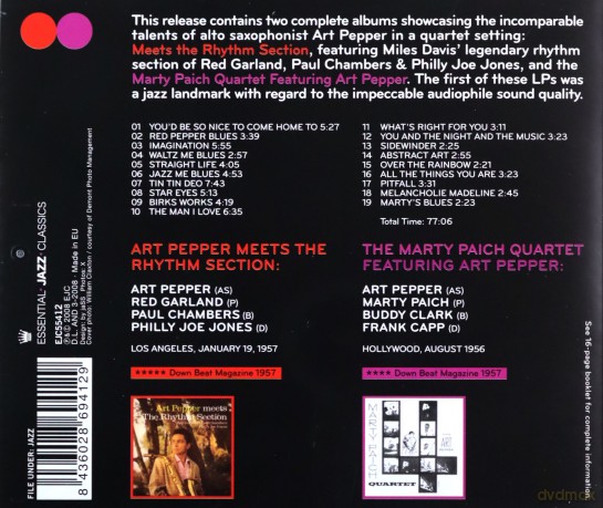 Art Pepper: Art Pepper Meets The Rhythm Section [CD]