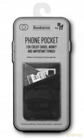 Bookaroo Phone Pocket Portfel na telefon czarny