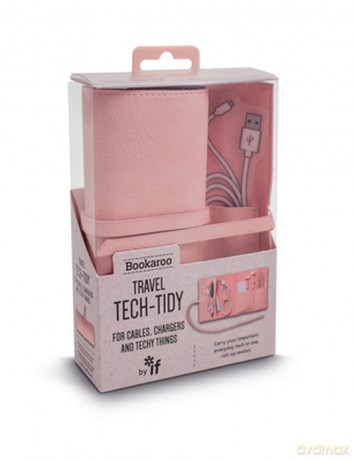 Bookaroo Travel Tech-Tidy Organizer podróżny róż
