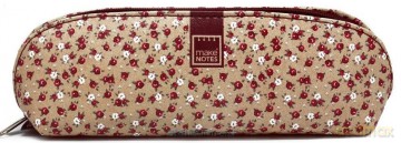 Buttons three Etui na okulary beżowy