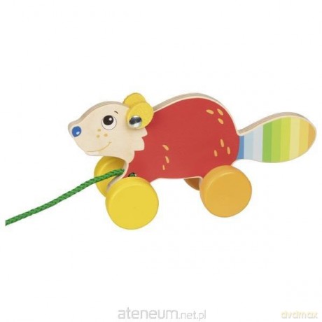 Drewniany bóbr do ciągnięcia