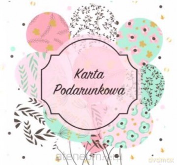 Etui karta podarunkowa - balony
