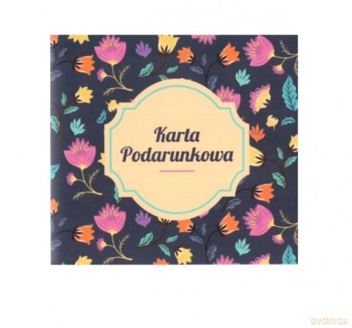 Etui karta podarunkowa - kwiaty
