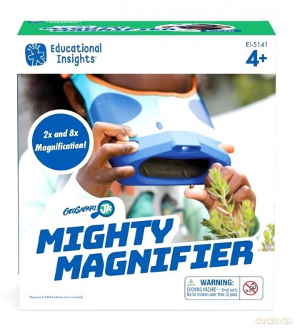 GeoSafari Jr. Okulary powiększające, Lupa + LED