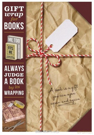 Gift wrap Papier do książki Brown paper parcel