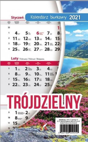 Kalendarz 2021 Biurkowy trójdzielny ARTSEZON [KALENDARZ]