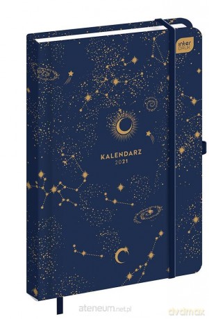 Kalendarz 2021 Książkowy A5/92K Galaxy [KALENDARZ]