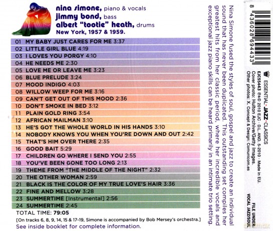 Nina Simone: Classic Hits - The Queen of Soul-Gospel-Jazz [CD]