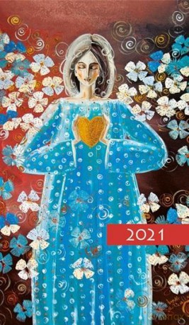 Kalendarz 2021 Tygodniowy Kolorowy aniołek [KALENDARZ]